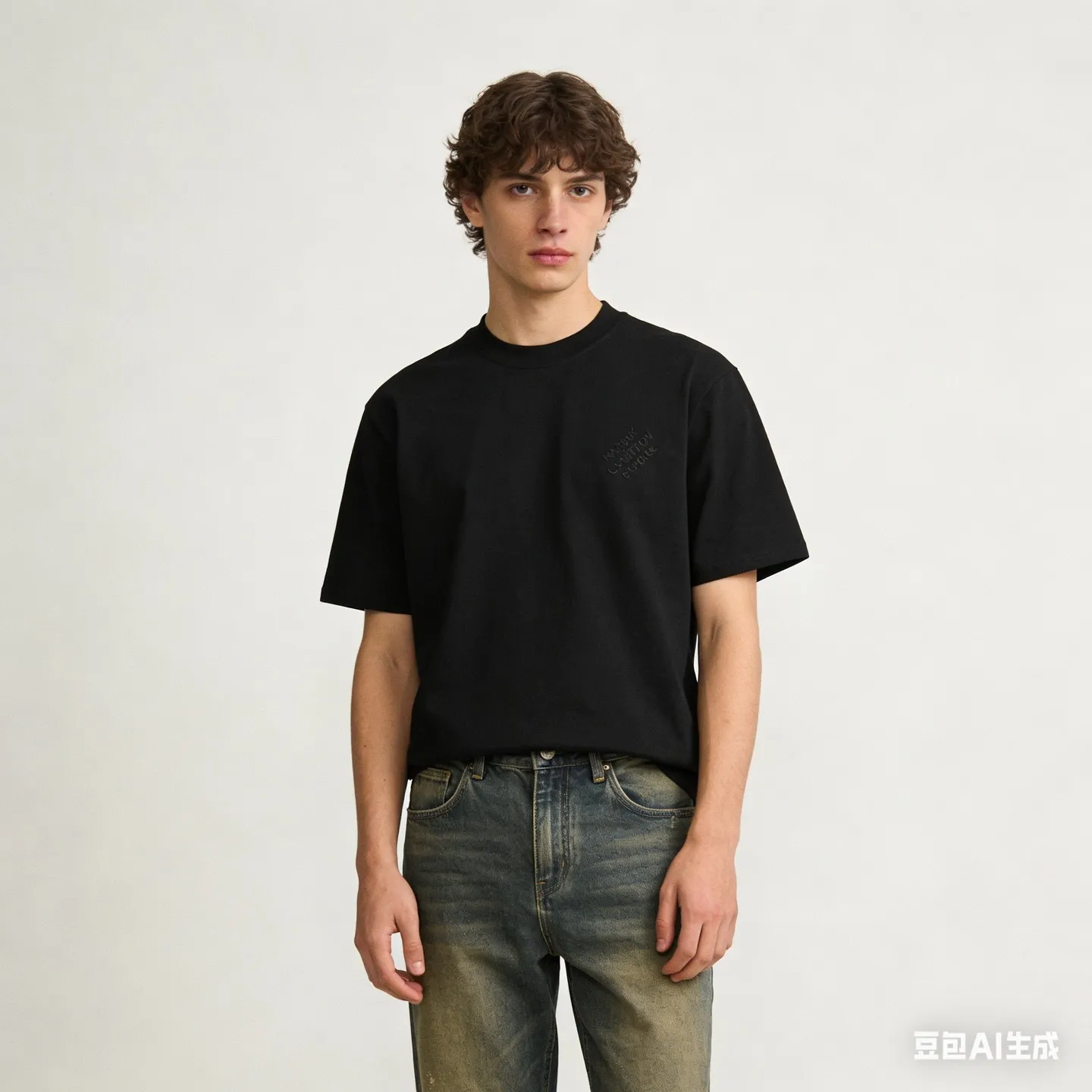Louis Vuitton/Louis Vuitton short sleeves with signature embroidery on the chest